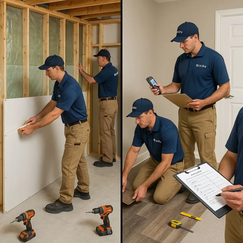 Repairs and Reconstruction process in Orchards, WA